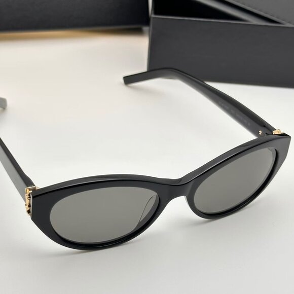 Saint Laurent Black Cat-Eye Sunglasses | Barely Worn